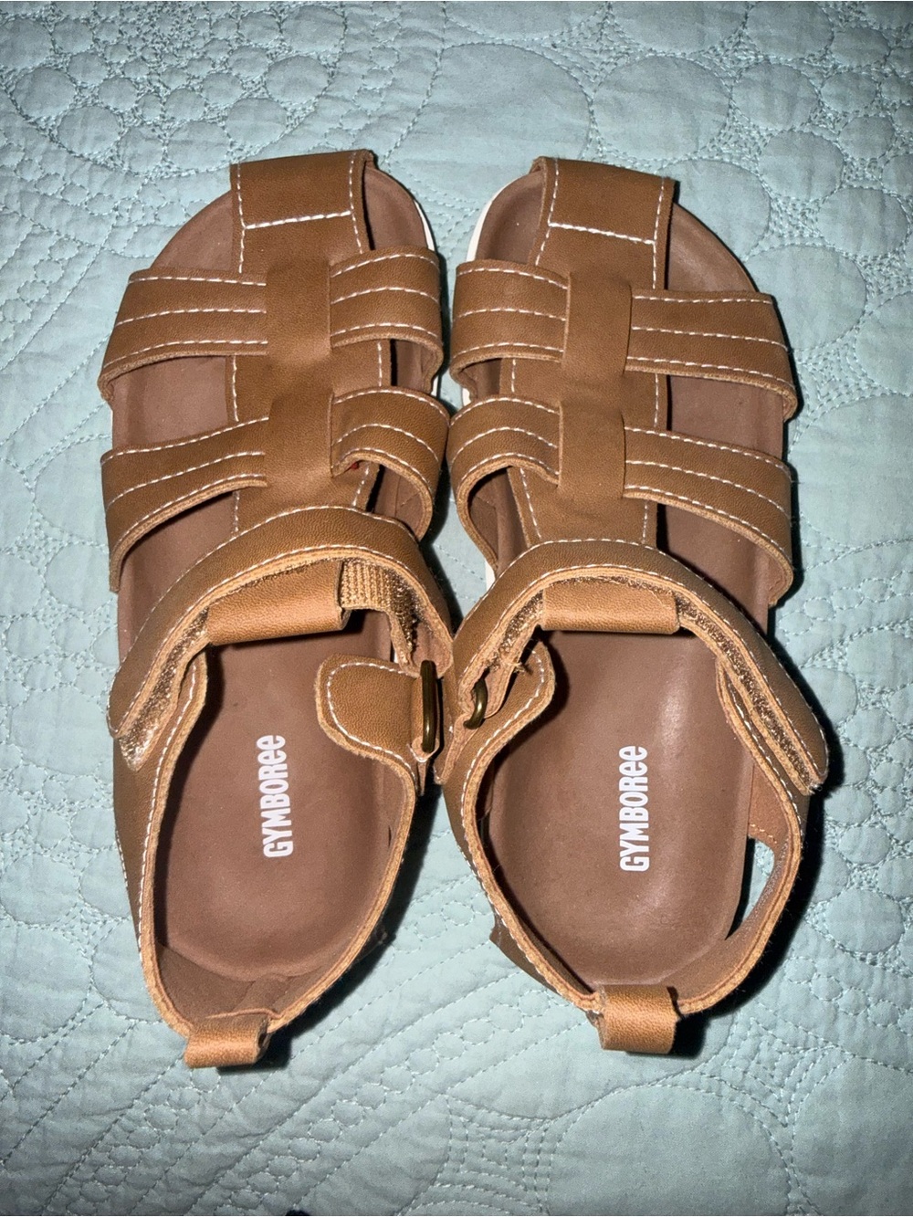 Gymboree Tan Brown Strappy Sandals for boys size 13